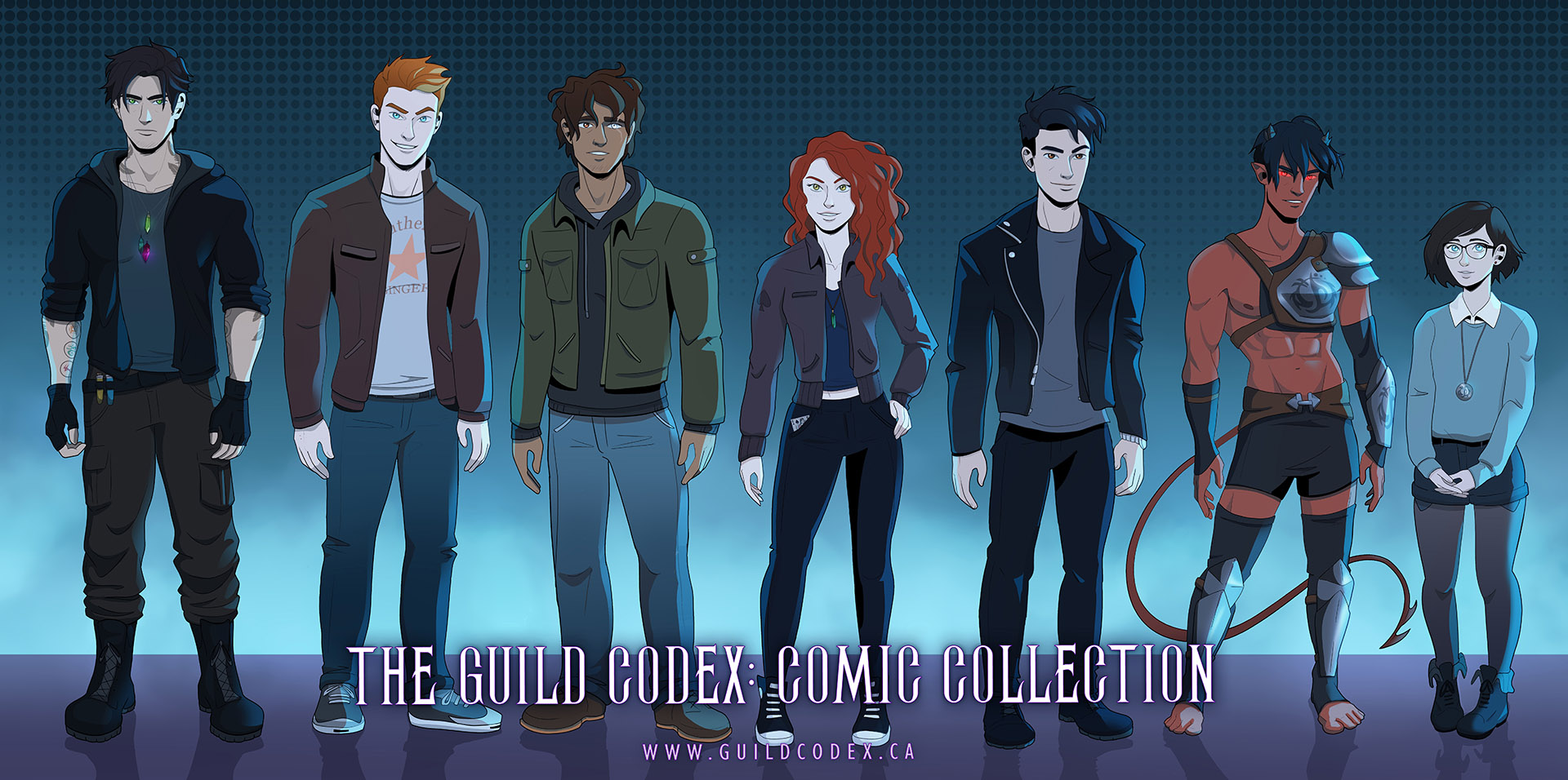  Guild Codex Comic Collection Character Lineup by Ashleigh Zanardi 